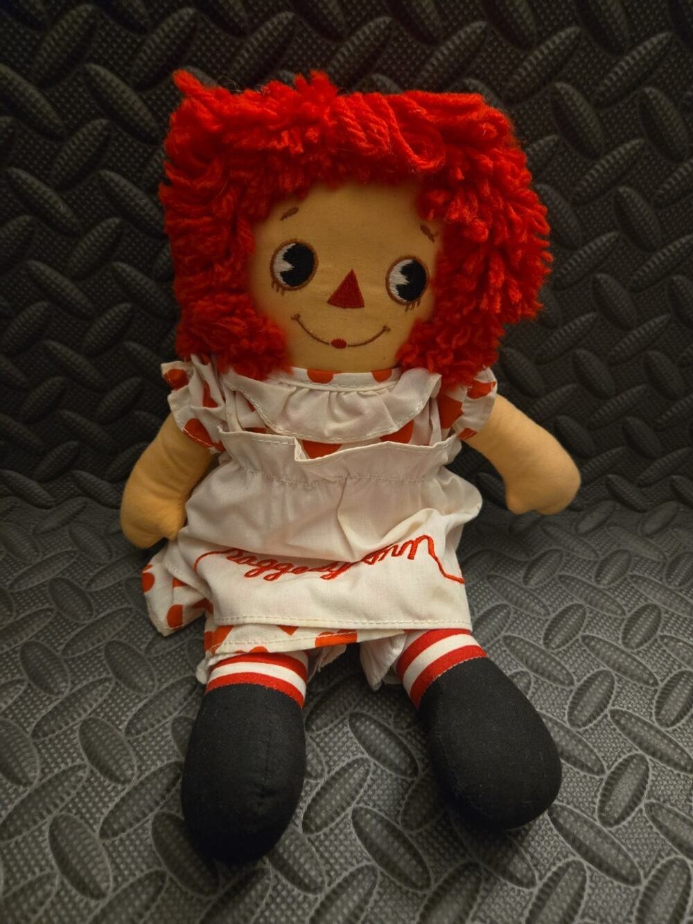 Raggedy Ann 12" Plush Doll Applause Knickerbocker Vintage Style Stuffed Toy